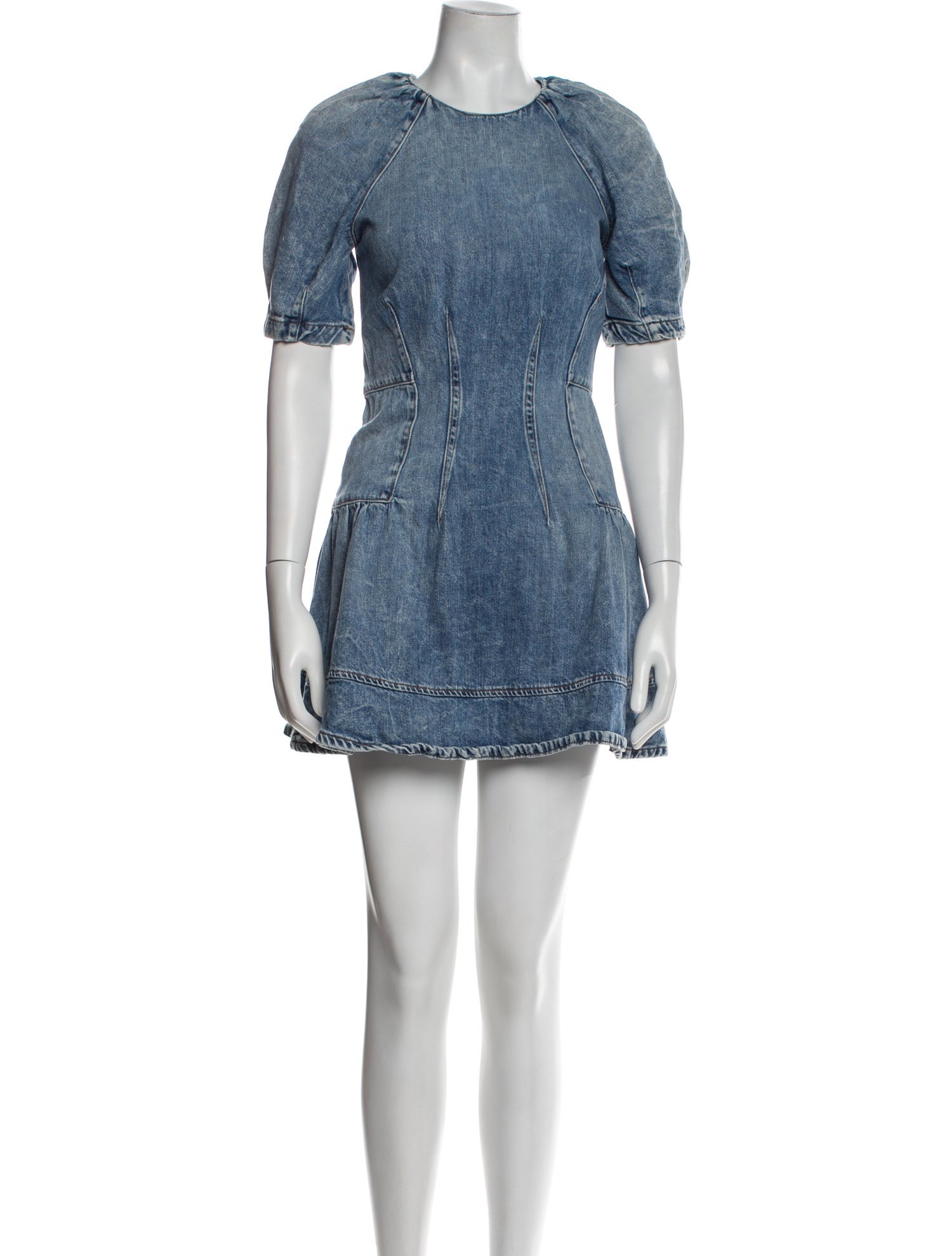 Jonathan Simkhai Crew Neck Mini Dress