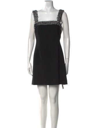 Jonathan Simkhai Square Neckline Mini Dress