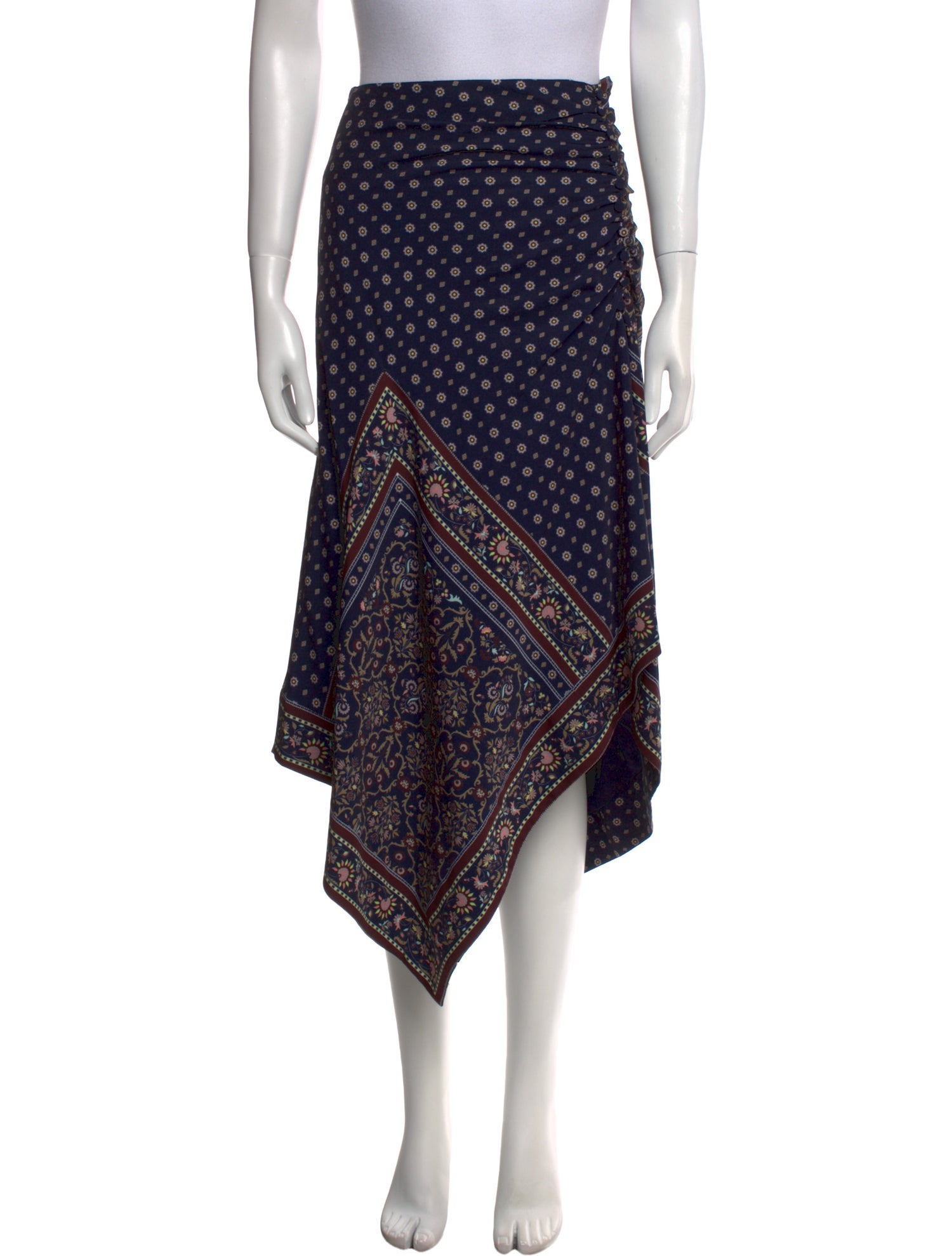 Jonathan Simkhai Printed Midi Length Skirt w/ Tags