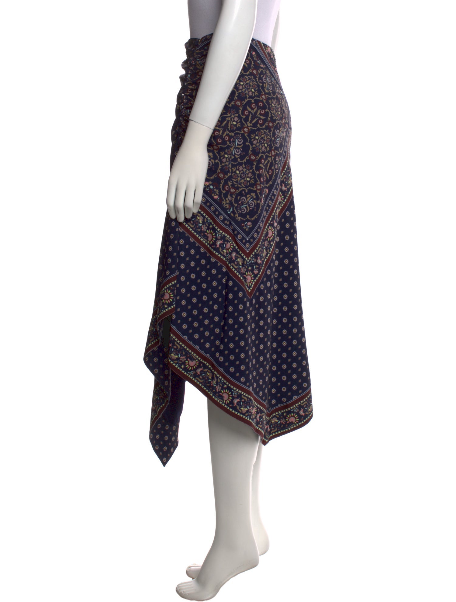 Jonathan Simkhai Printed Midi Length Skirt w/ Tags