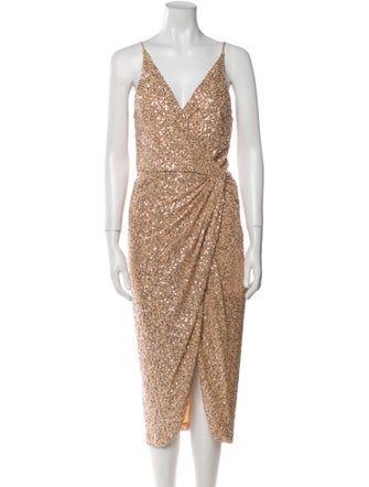 Jonathan Simkhai V-Neck Midi Length Dress