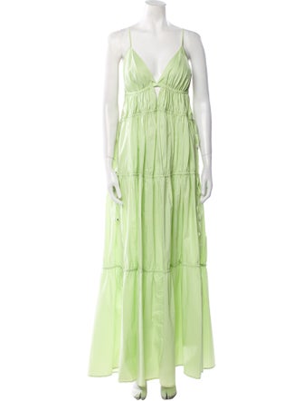Jonathan Simkhai V-Neck Long Dress