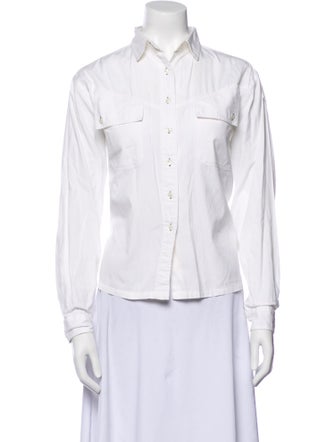 Jonathan Simkhai Long Sleeve Button-Up Top