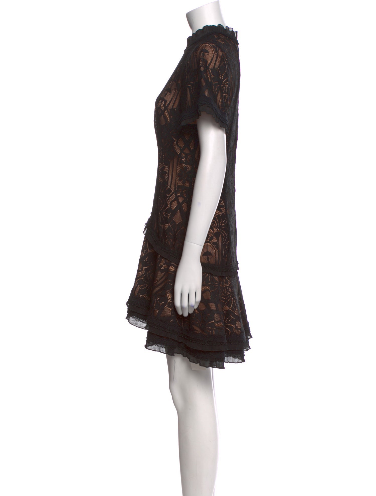 Jonathan Simkhai Lace Pattern Knee-Length Dress
