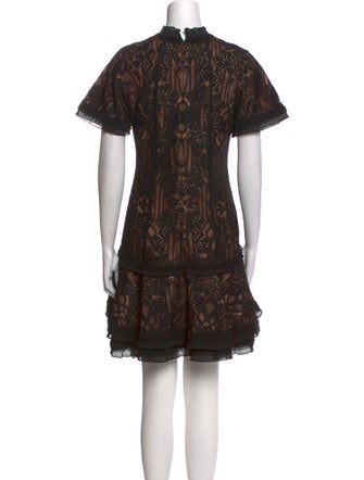 Jonathan Simkhai Lace Pattern Knee-Length Dress