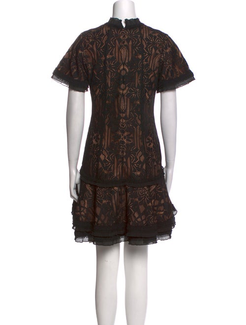 Jonathan Simkhai Lace Pattern Knee-Length Dress