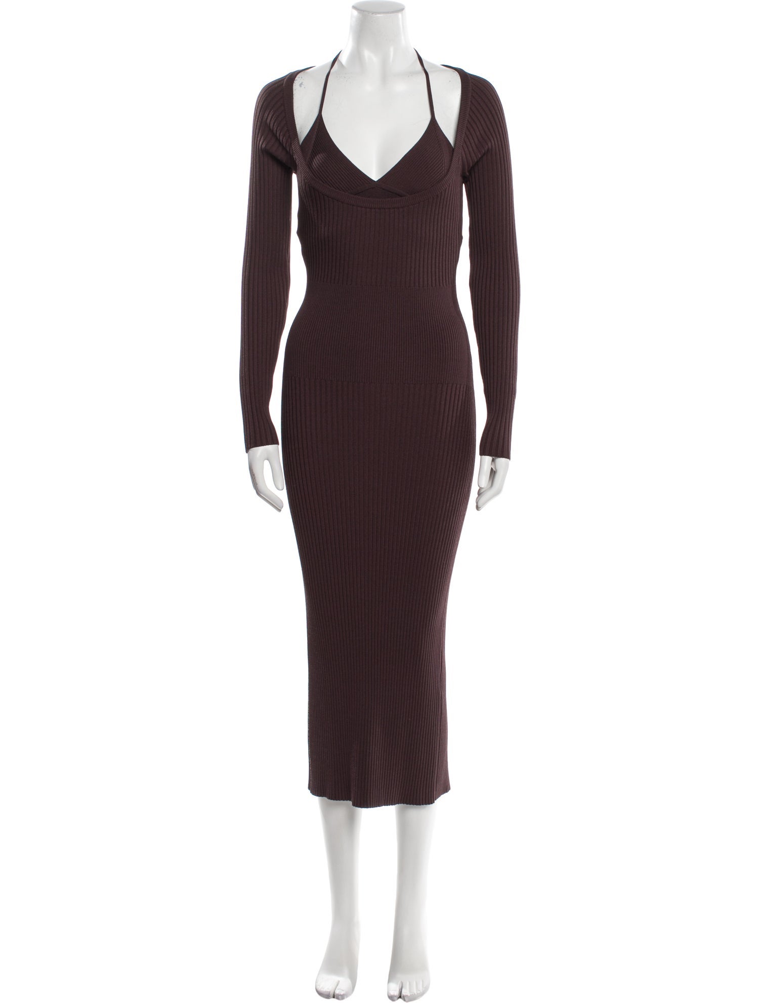 Jonathan Simkhai Cowl Neck Long Dress