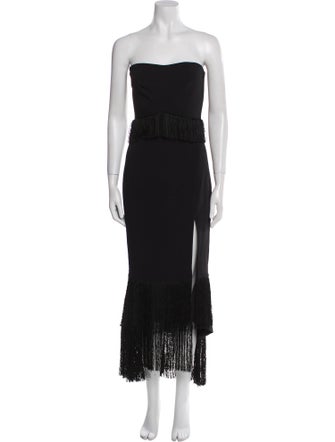 Jonathan Simkhai Strapless Knee-Length Dress