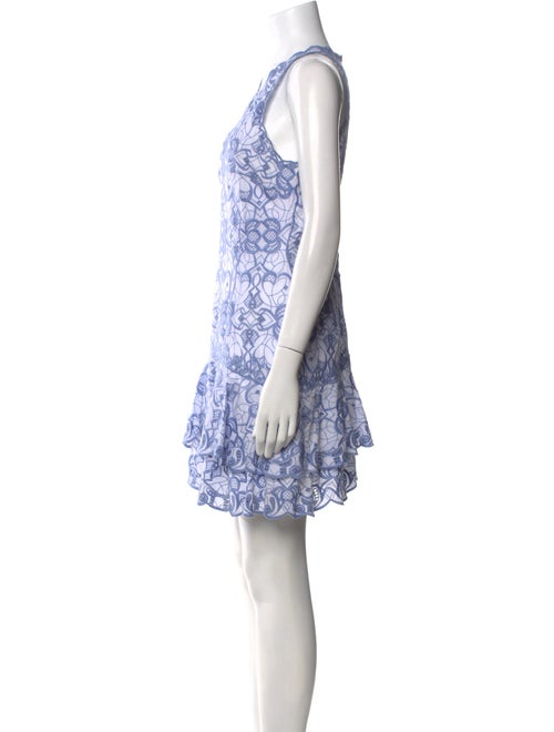 Jonathan Simkhai Lace Pattern Mini Dress