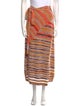 Jonathan Simkhai Striped Midi Length Skirt