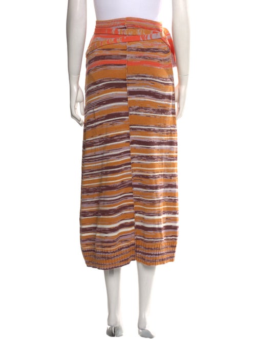 Jonathan Simkhai Striped Midi Length Skirt