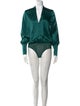 Jonathan Simkhai Silk V-Neck Bodysuit