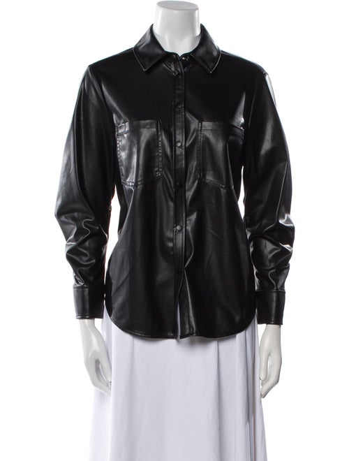 Jonathan Simkhai Long Sleeve Button-Up Top