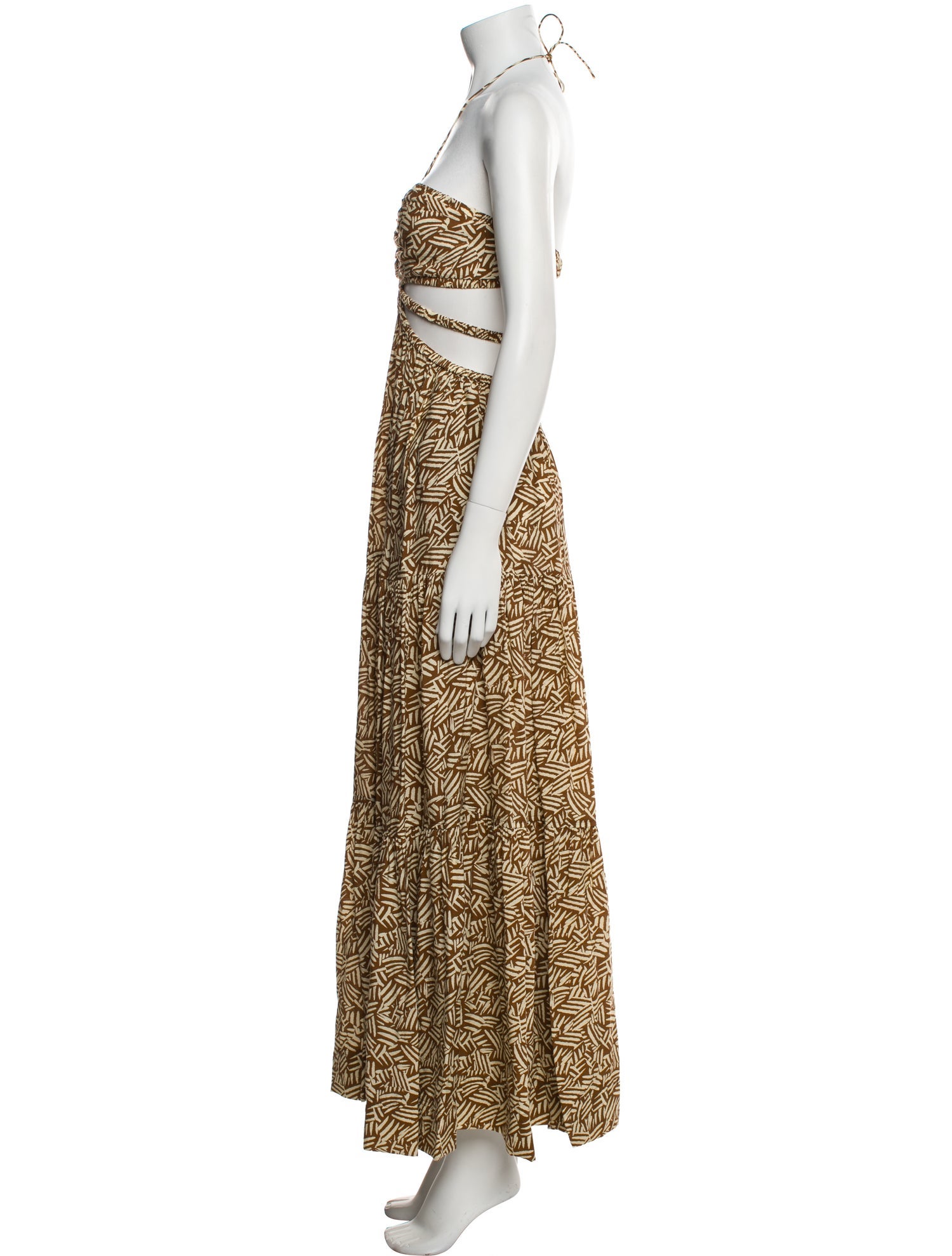 Jonathan Simkhai Printed Long Dress