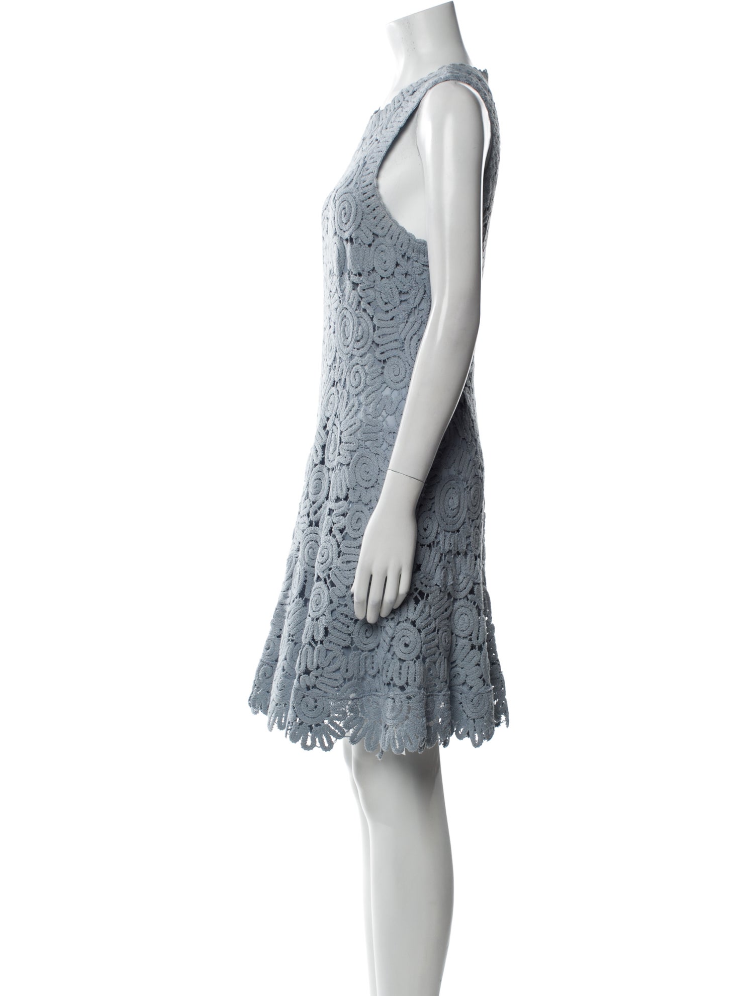 Jonathan Simkhai Lace Pattern Knee-Length Dress