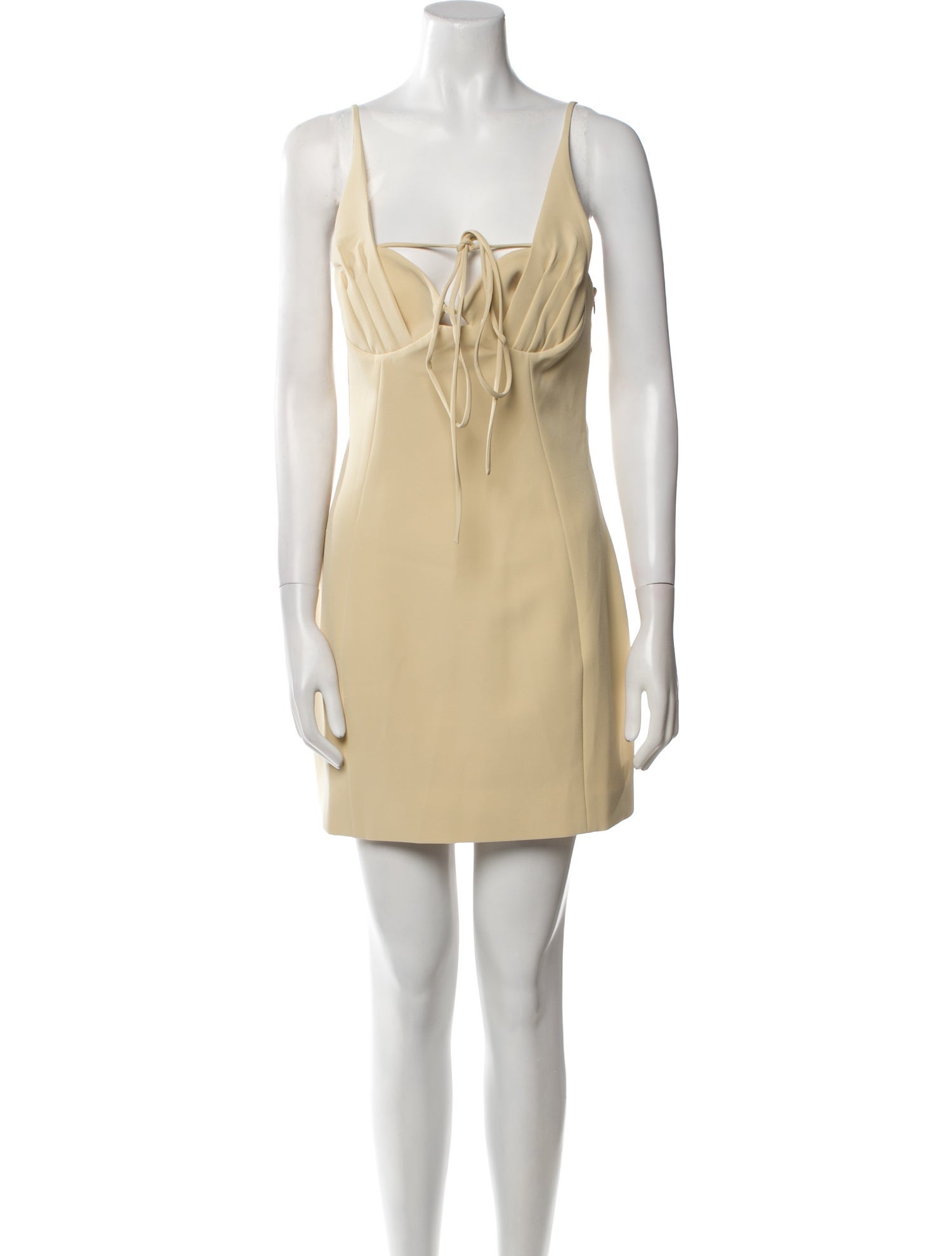 Jonathan Simkhai Square Neckline Mini Dress