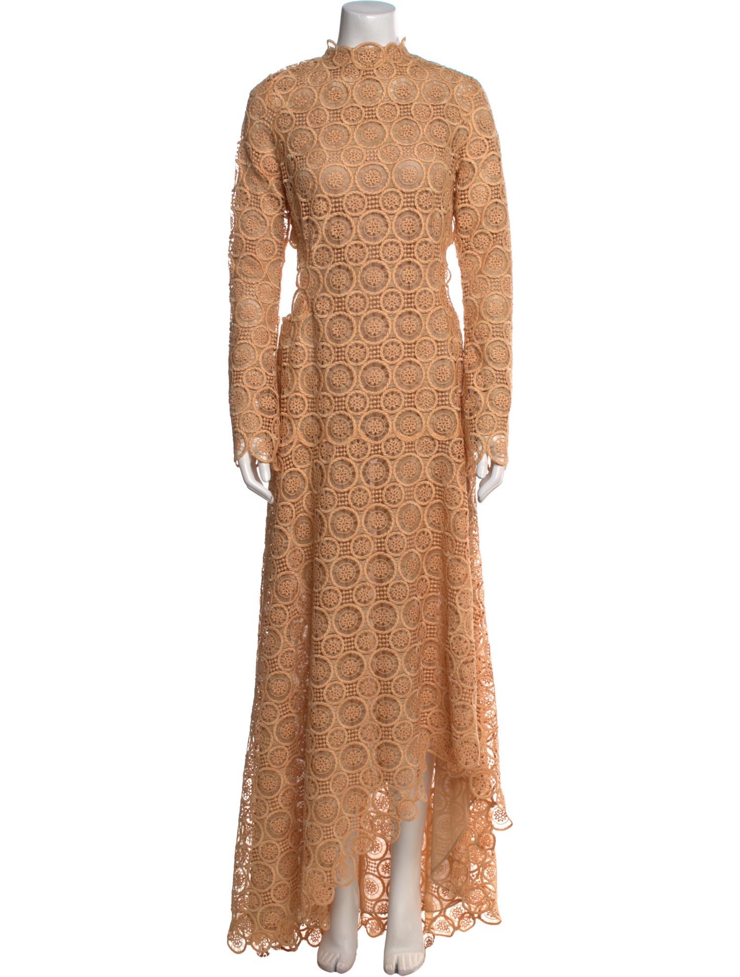 Jonathan Simkhai Lace Pattern Long Dress