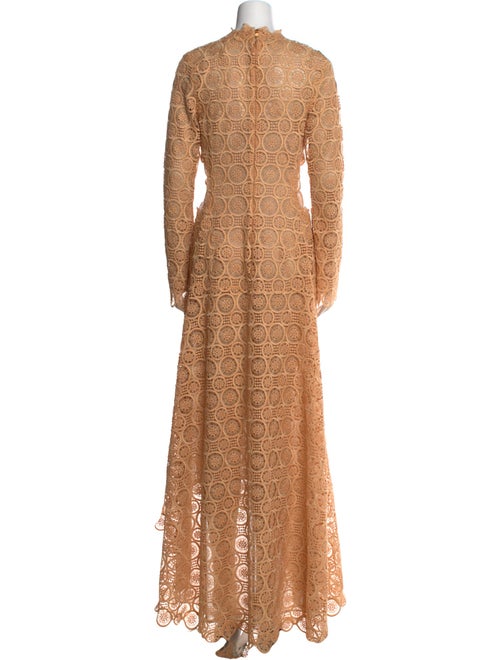 Jonathan Simkhai Lace Pattern Long Dress
