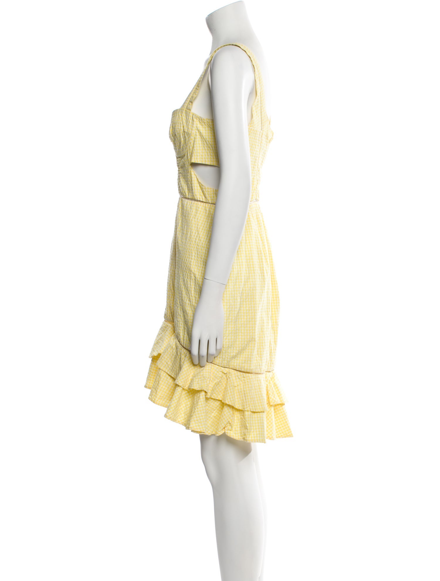 Jonathan Simkhai Square Neckline Mini Dress