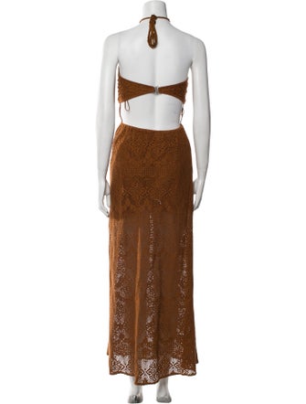 Jonathan Simkhai Halterneck Long Dress