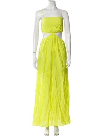 Jonathan Simkhai Square Neckline Long Dress