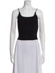 Jonathan Simkhai Square Neckline Sleeveless Crop Top