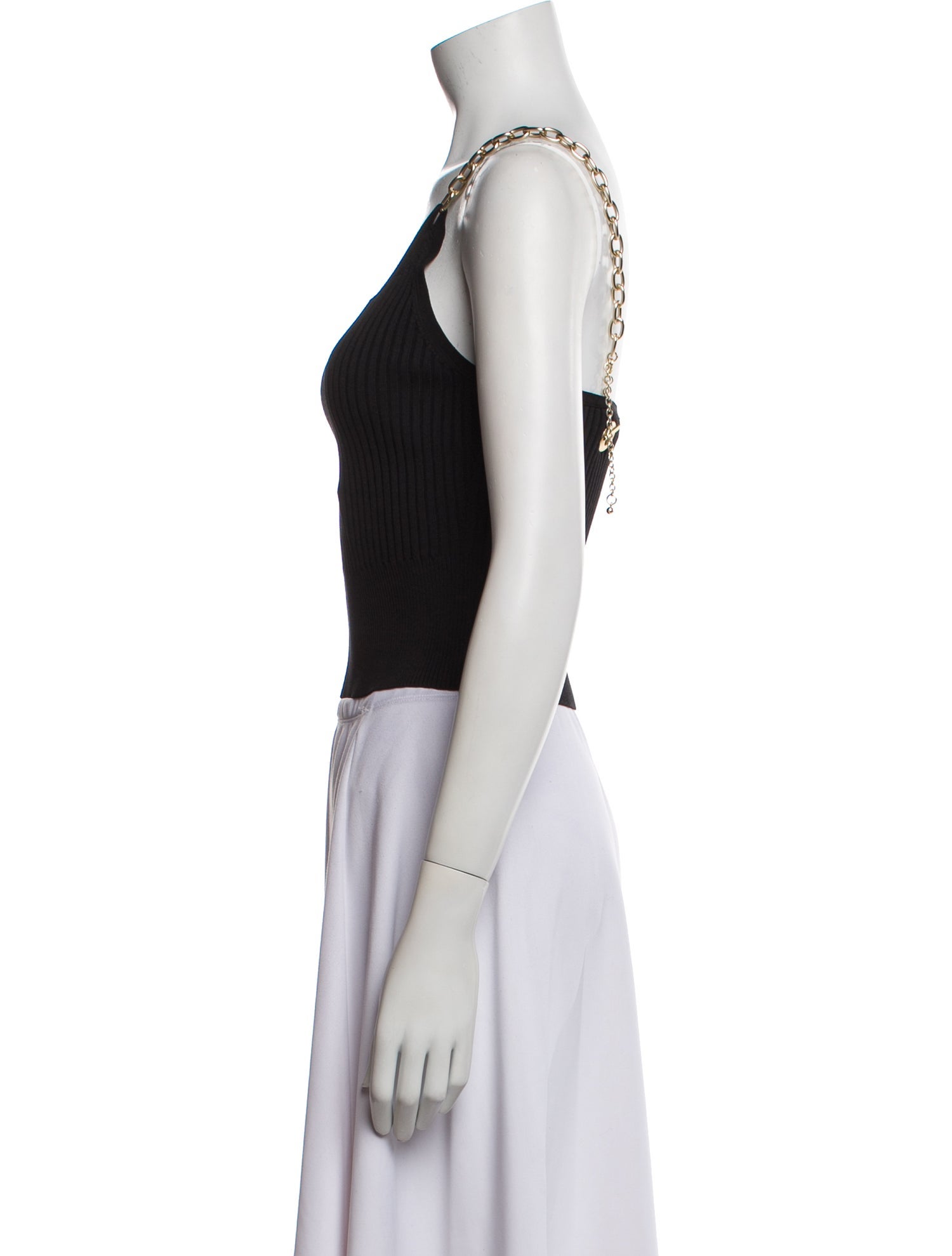 Jonathan Simkhai Square Neckline Sleeveless Crop Top