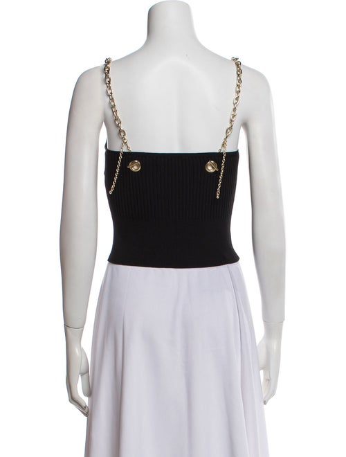 Jonathan Simkhai Square Neckline Sleeveless Crop Top