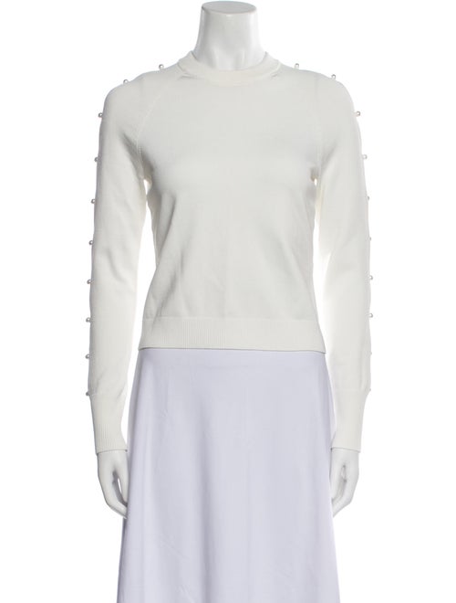 Jonathan Simkhai Mock Neck Long Sleeve Crop Top