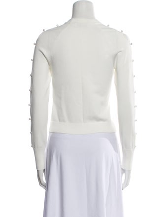 Jonathan Simkhai Mock Neck Long Sleeve Crop Top
