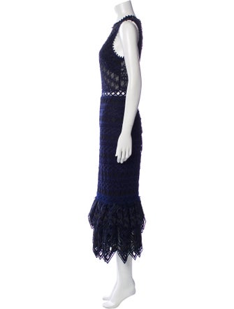 Jonathan Simkhai Lace Pattern Long Dress