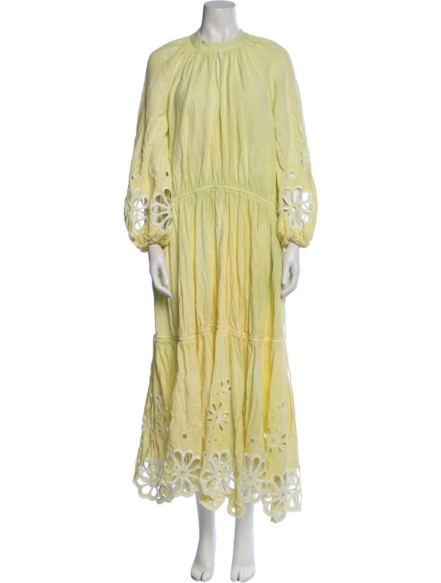 Jonathan Simkhai Crew Neck Long Dress