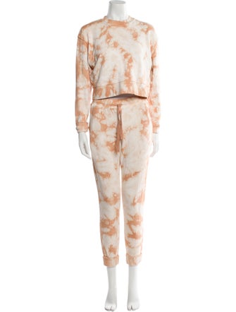 Jonathan Simkhai Tie-Dye Print Pant Set