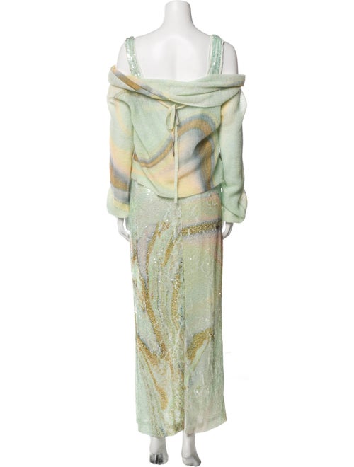 Jonathan Simkhai Nylon Tie-Dye Print Dress Set