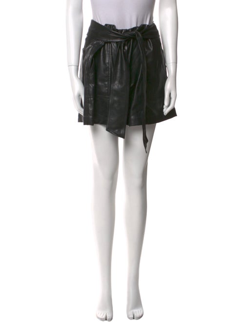 Jonathan Simkhai Faux Leather Mini Shorts