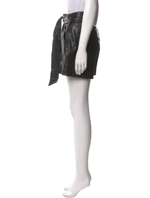 Jonathan Simkhai Faux Leather Mini Shorts