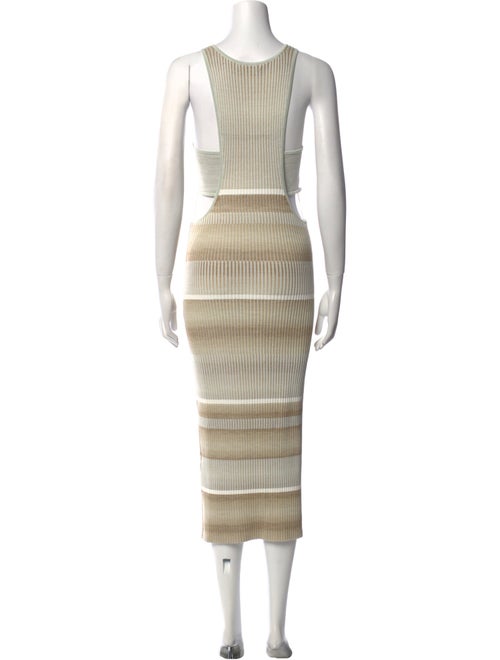 Jonathan Simkhai Striped Midi Length Dress