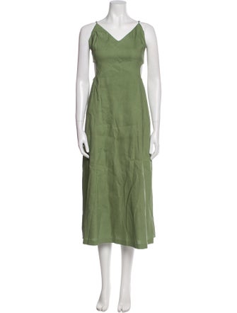 Jonathan Simkhai Linen Midi Length Dress