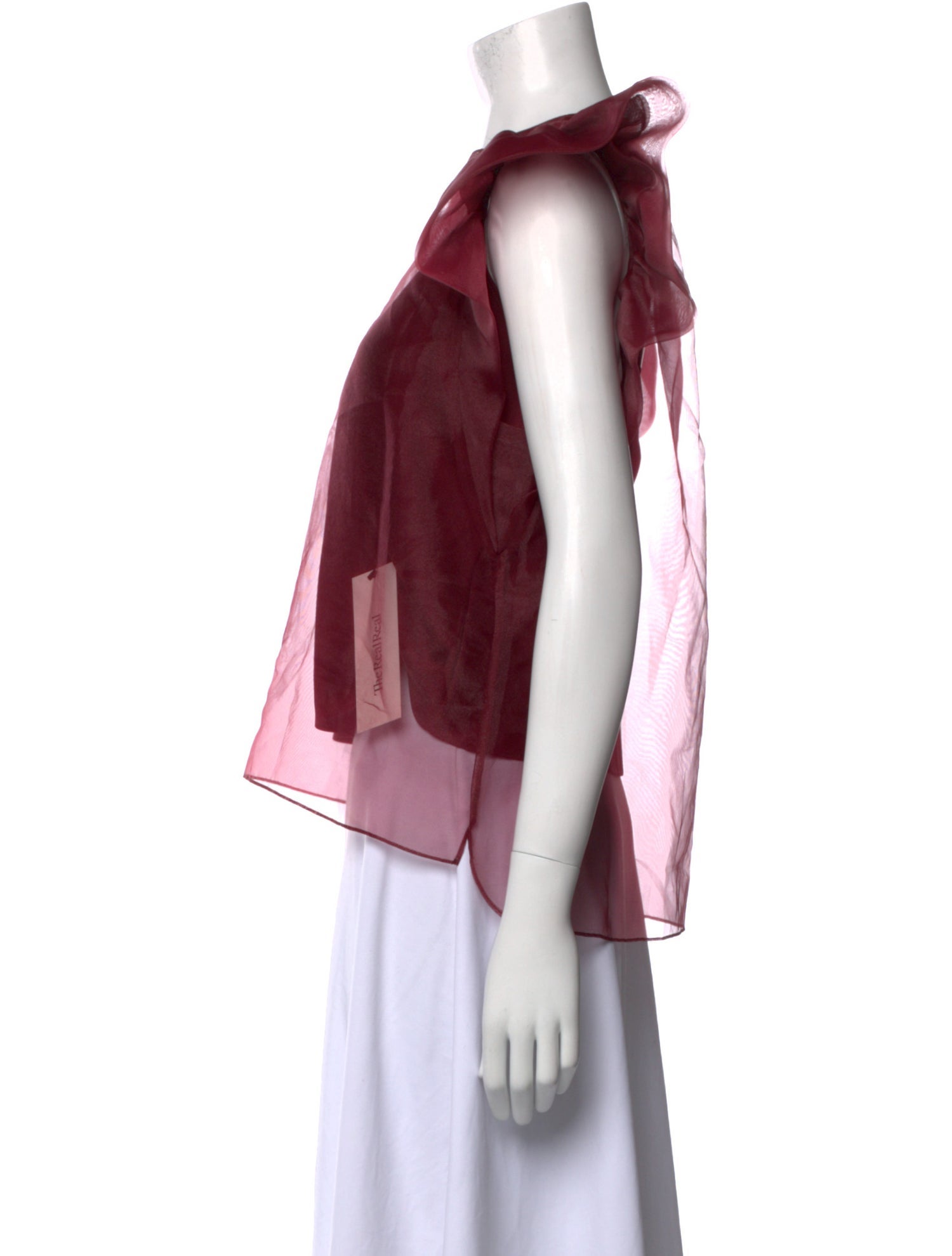 Jonathan Simkhai Bateau Neckline Short Sleeve Blouse w/ Tags