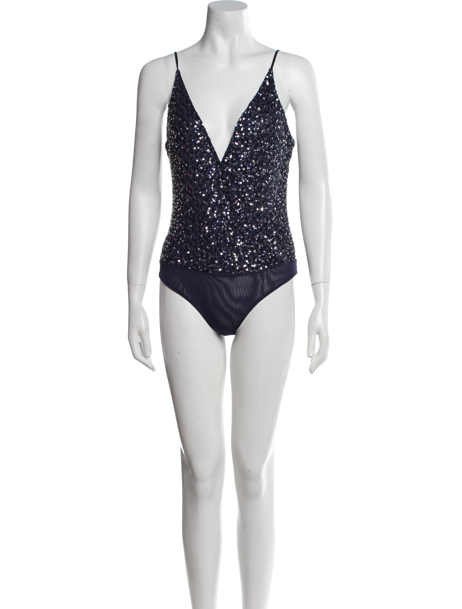 Jonathan Simkhai V-Neck Sleeveless Bodysuit