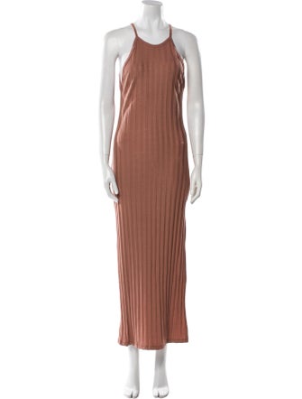 Jonathan Simkhai Halterneck Long Dress