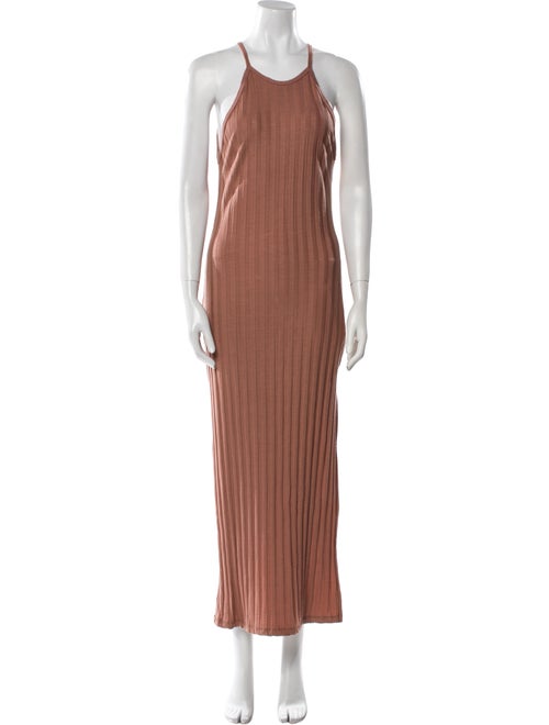 Jonathan Simkhai Halterneck Long Dress