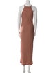 Jonathan Simkhai Halterneck Long Dress