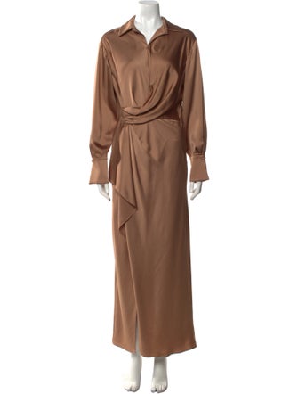 Jonathan Simkhai Cowl Neck Long Dress
