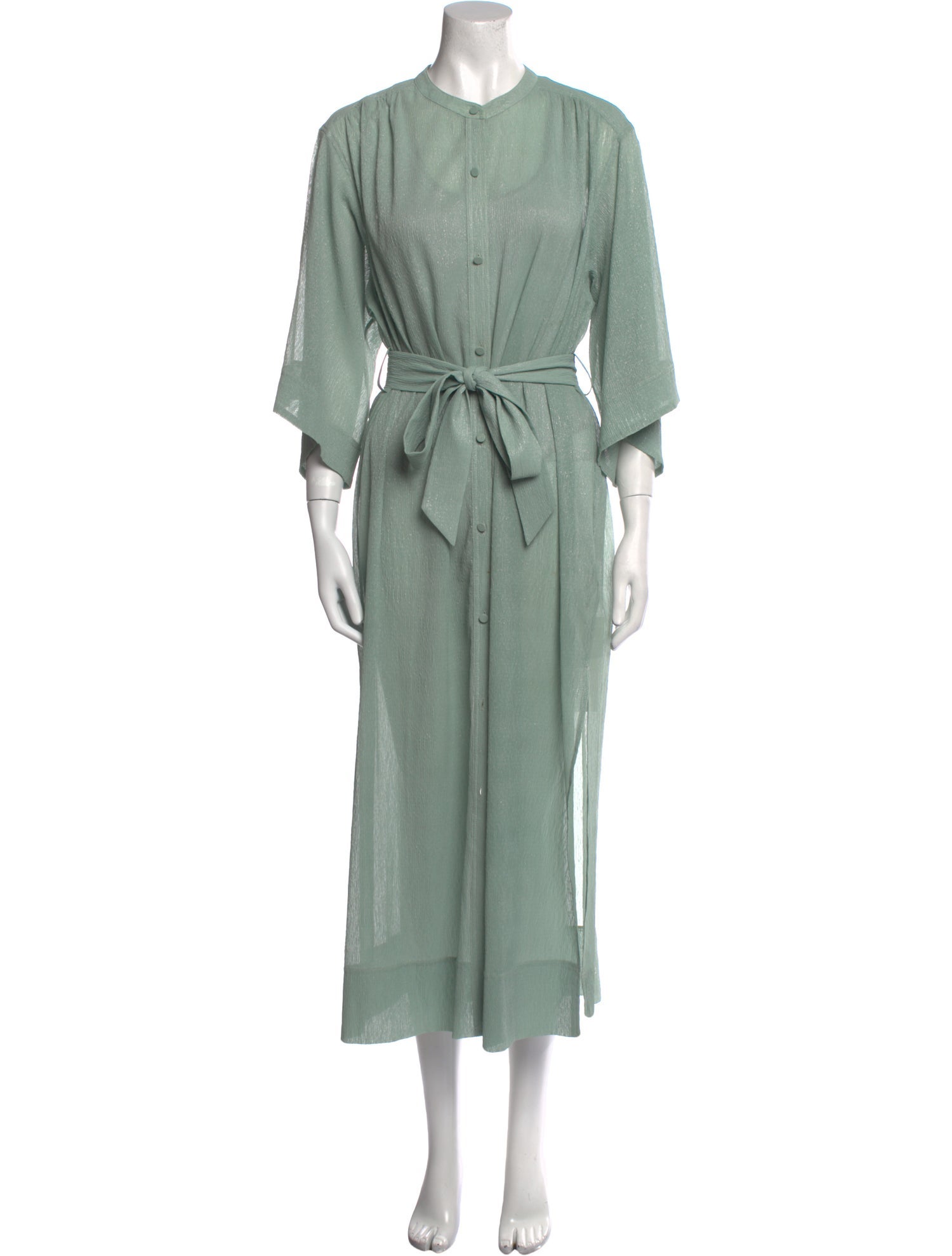 Jonathan Simkhai Crew Neck Long Dress