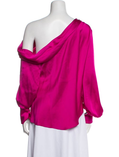 Jonathan Simkhai One-Shoulder Long Sleeve Blouse w/ Tags