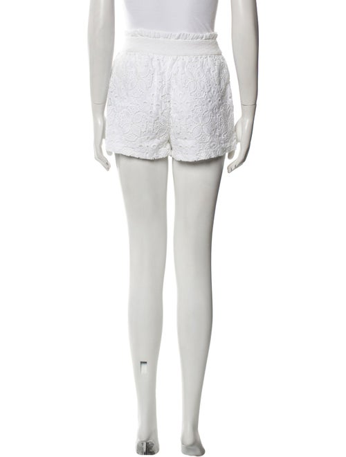Jonathan Simkhai Lace Pattern Mini Shorts