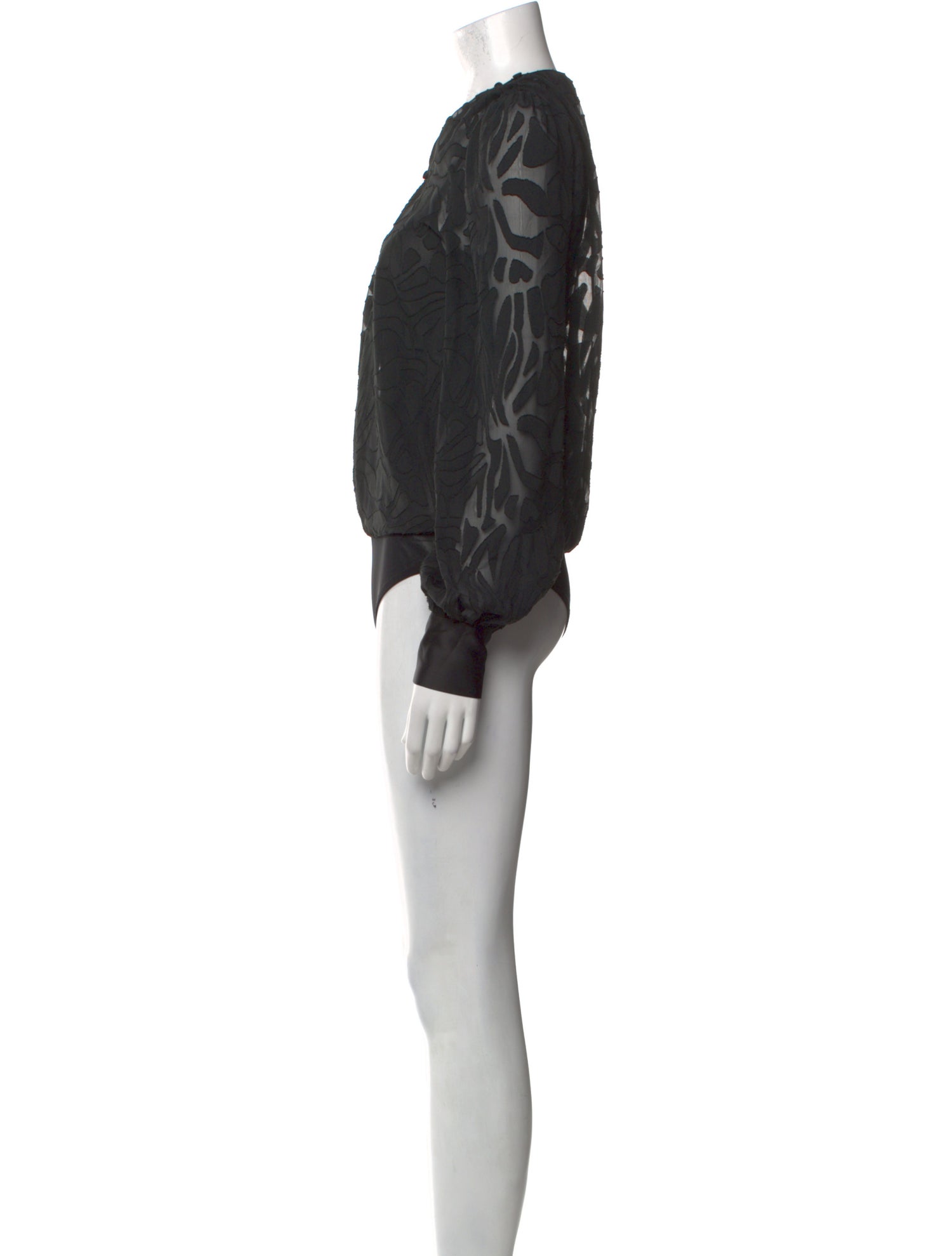 Jonathan Simkhai V-Neck Long Sleeve Bodysuit