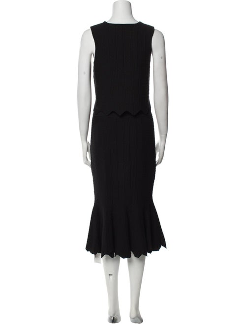 Jonathan Simkhai Nylon Scalloped Accent Skirt Set