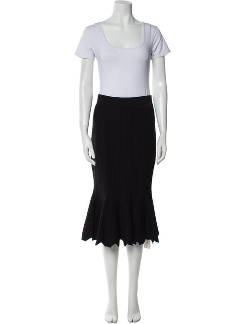 Jonathan Simkhai Nylon Scalloped Accent Skirt Set